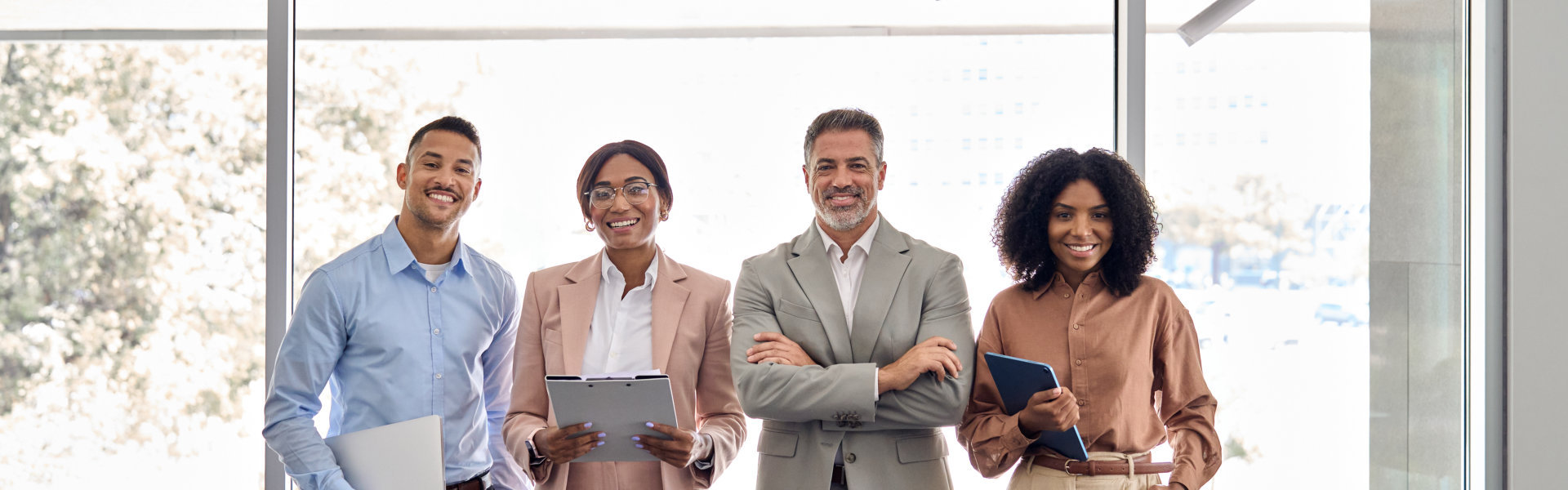 Group of people posing for a photo