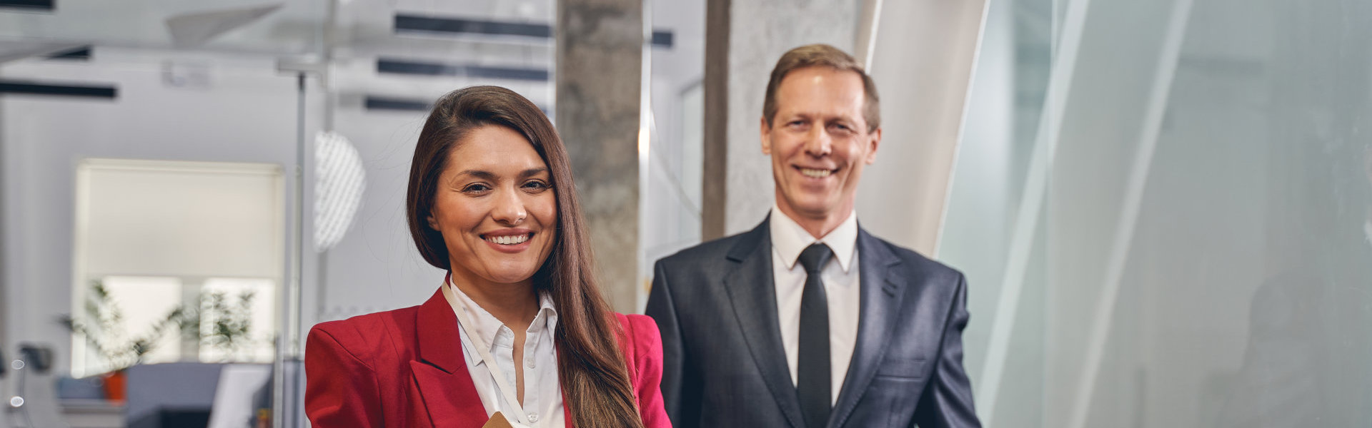 Two people posing for photo